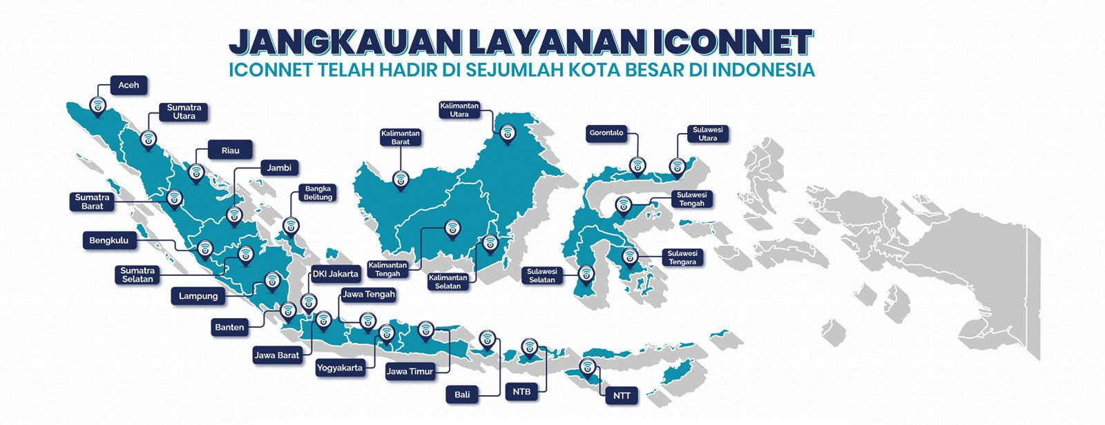 Daftar ICONNET Wifi PLN Jawa Tengah dan Yogyakarta